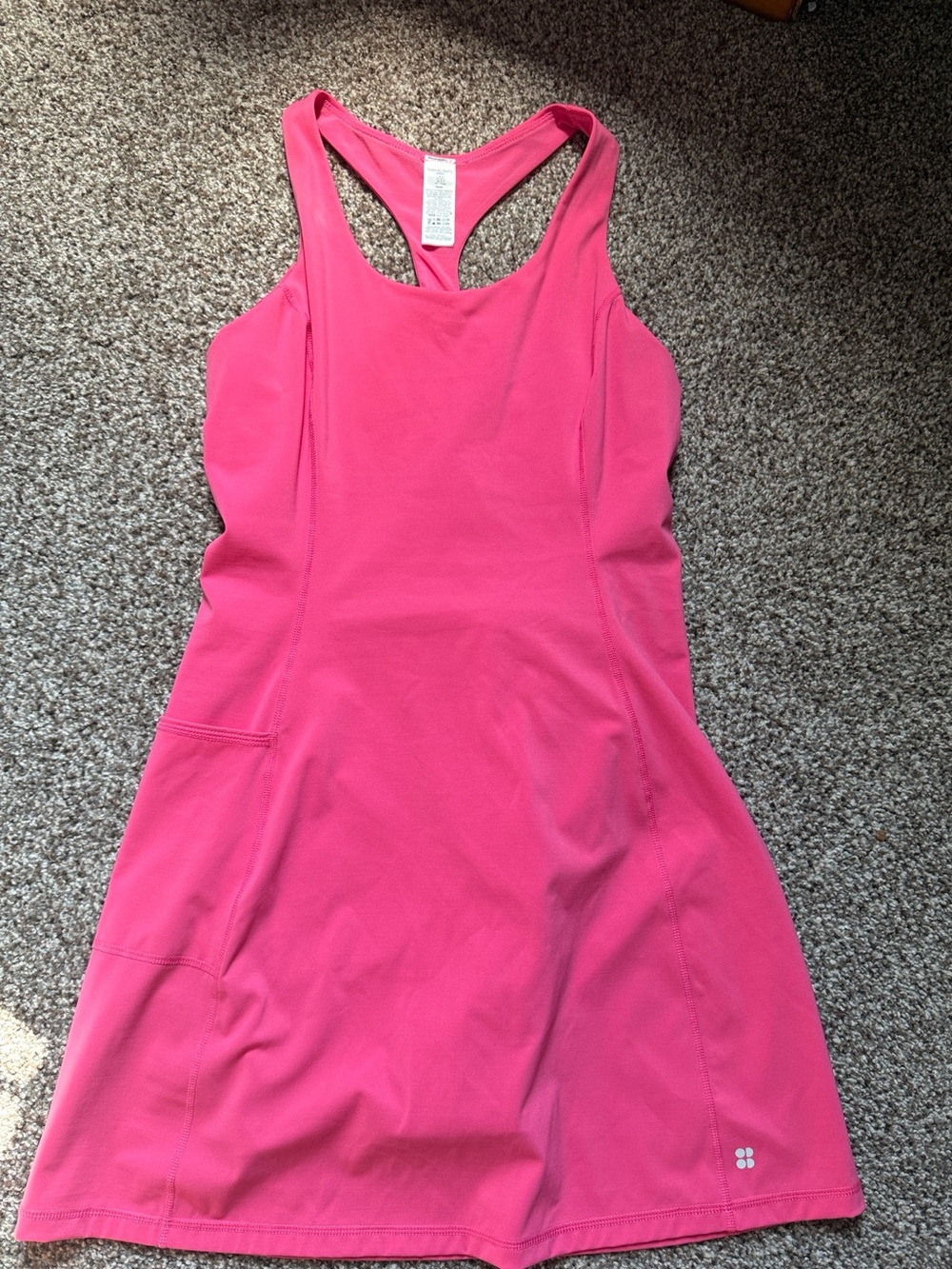 Sweaty Betty Hot Pink Power Workout Dress - Medium